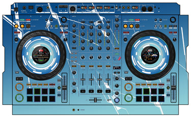 Pioneer DJ DDJ FLX10 Skin Constructor Blue